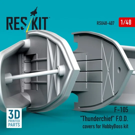 F-105 Thunderchief F.O.D. covers for HobbyBoss kit (3D Printed) - R...
