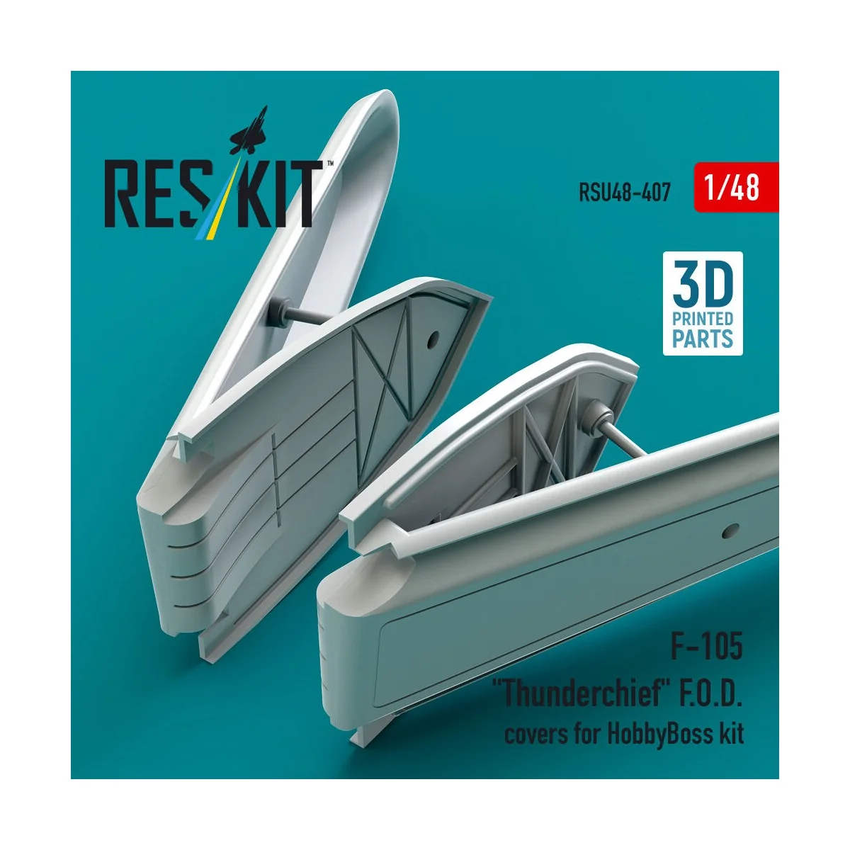 F-105 Thunderchief F.O.D. covers for HobbyBoss kit (3D Printed) - R...