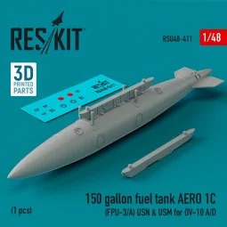 150 gallon fuel tank AERO 1C (FPU-3/A) USN & USM for OV-10 A/D (1 p...