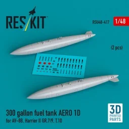 300 gallon fuel tank AERO 1D for AV-8B, Harrier II GR.7/9, T.10 (2 ...