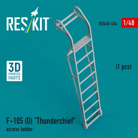 F-105D Thunderchief access ladder (1 pcs) (3D Printed), 1/48 - ResK... F-105D Thunderchief access ladder (1 pcs) (3D Printed), 1/48 - ResK...