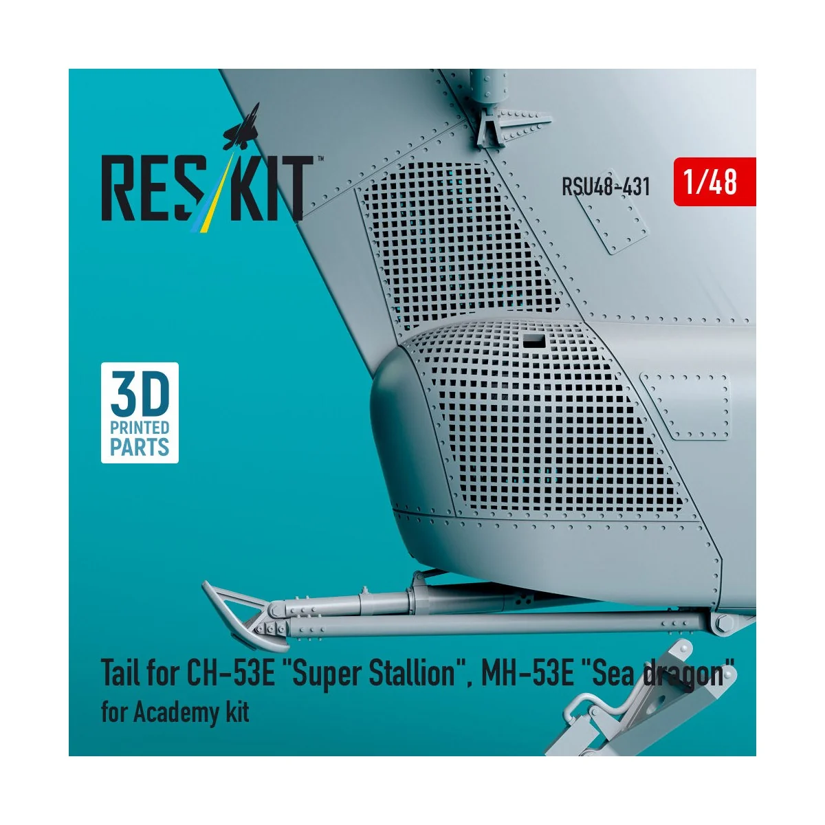 Tail for CH-53E Super Stallion, MH-53E Sea dragon for Academy kit (...
