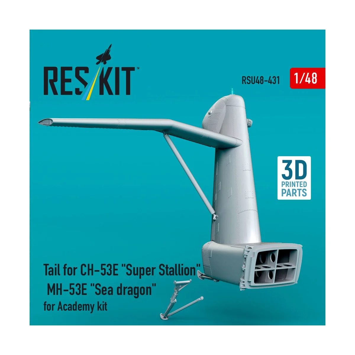 Tail for CH-53E Super Stallion, MH-53E Sea dragon for Academy kit (...