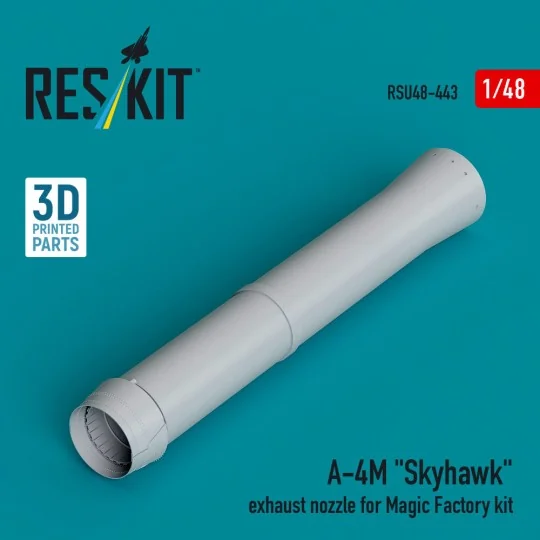 A-4M Skyhawk exhaust nozzle for Magic Factory kit (3D Printed) - Re...