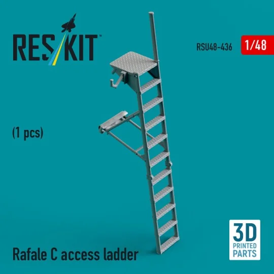 Rafale C access ladder (3D Printed), 1/48 - ResKit Models RSU48-0436 Rafale C access ladder (3D Printed), 1/48 - ResKit Models RSU48-0436