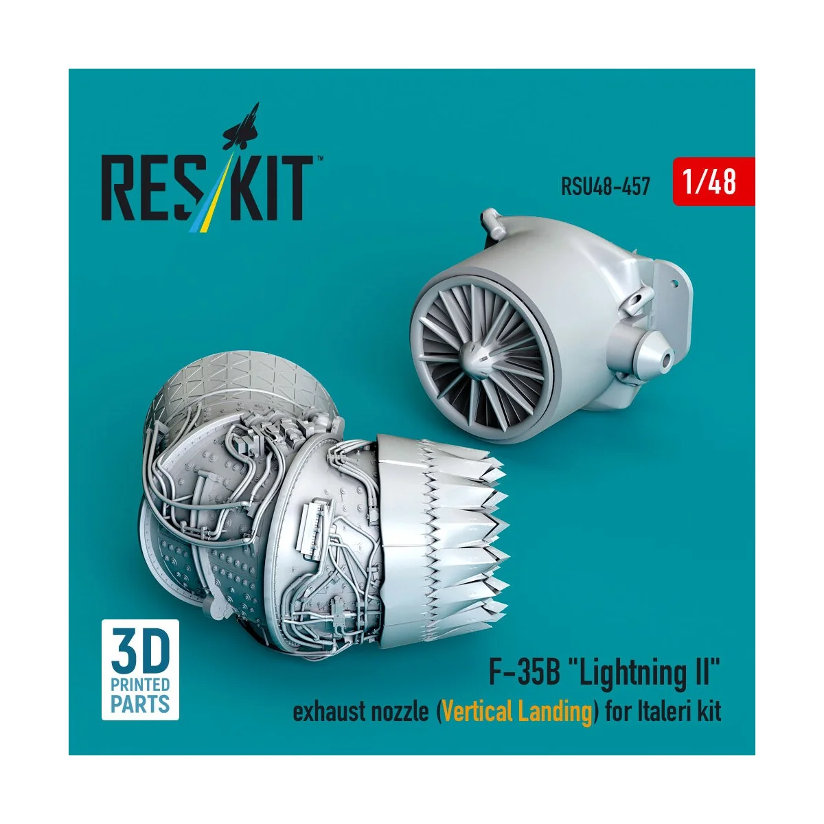 F-35B Lightning Exhaust nozzle (Vertical Landing) for Italeri kit (...