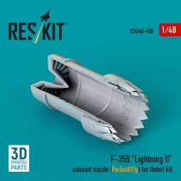 F-35B Lightning II exhaust nozzle (Parked/Fly) for Italeri kit (3D ...