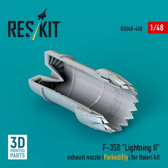 F-35B Lightning II exhaust nozzle (Parked/Fly) for Italeri kit (3D ...