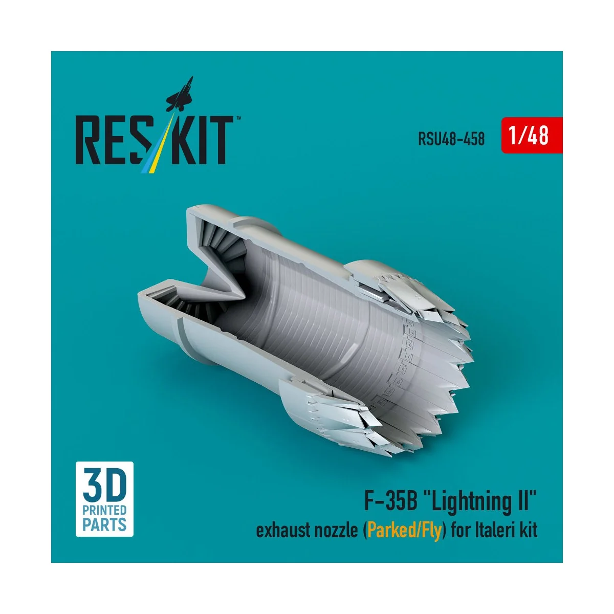 F-35B Lightning II exhaust nozzle (Parked/Fly) for Italeri kit (3D ...