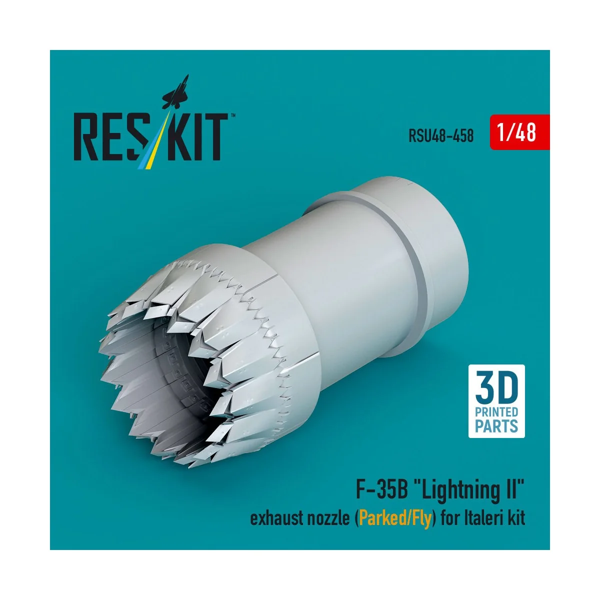 F-35B Lightning II exhaust nozzle (Parked/Fly) for Italeri kit (3D ...