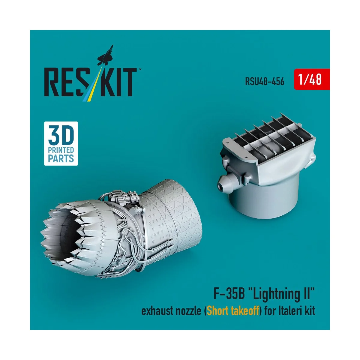 F-35B Lightning II exhaust nozzle (Short takeoff) for Italeri kit (...