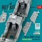 Mirage 2000D cockpit (Detailed edition) for Kinetic kit (3D Printed...