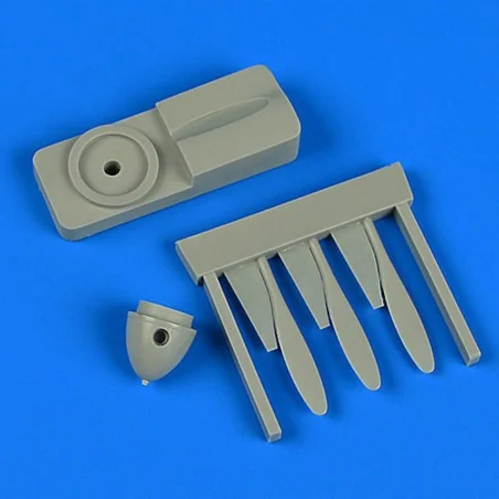 Yak-3 propeller w/tool f.Zvezda/Hasegawa, 1/72 - Quickboost QB72 563