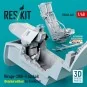 Mirage-2000-5 cockpit (Detailed edition) for Kinetic kit (3D Printe...