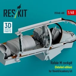 Rafale M cockpit (Detailed edition) for Revell/Academy kit (3D prin...