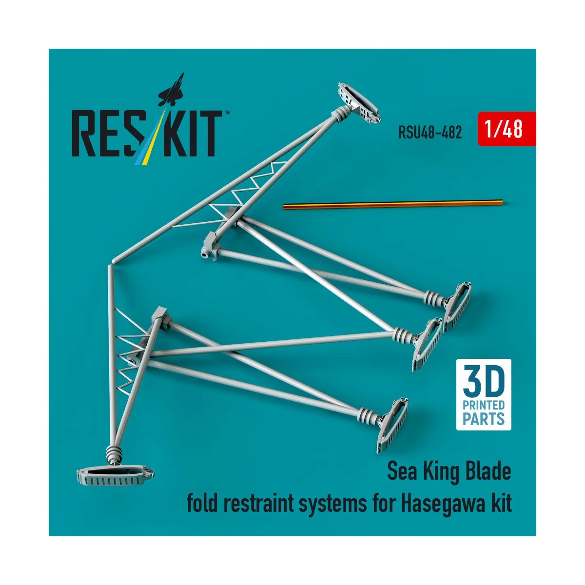 Sea King blade fold restraint systems for Hasegawa kit (3D Printed)...