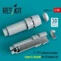 F-111F exhaust nozzles (open & closed) for Academy kit (3D Printed)...