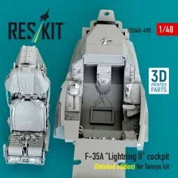 F-35A Lightning II cockpit (Detailed edition) for Tamiya kit (3D Pr...