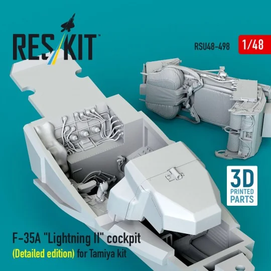 F-35A Lightning II cockpit (Detailed edition) for Tamiya kit (3D Pr... F-35A Lightning II cockpit (Detailed edition) for Tamiya kit (3D Pr...
