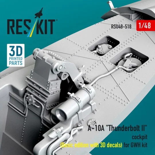 A-10A Thunderbolt II cockpit (Basic edition with 3D decals) for GWH...