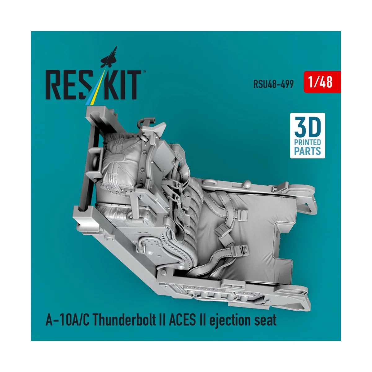 A-10A/C Thunderbolt II ACES II ejection seat (3D Printed), 1/48 - R...