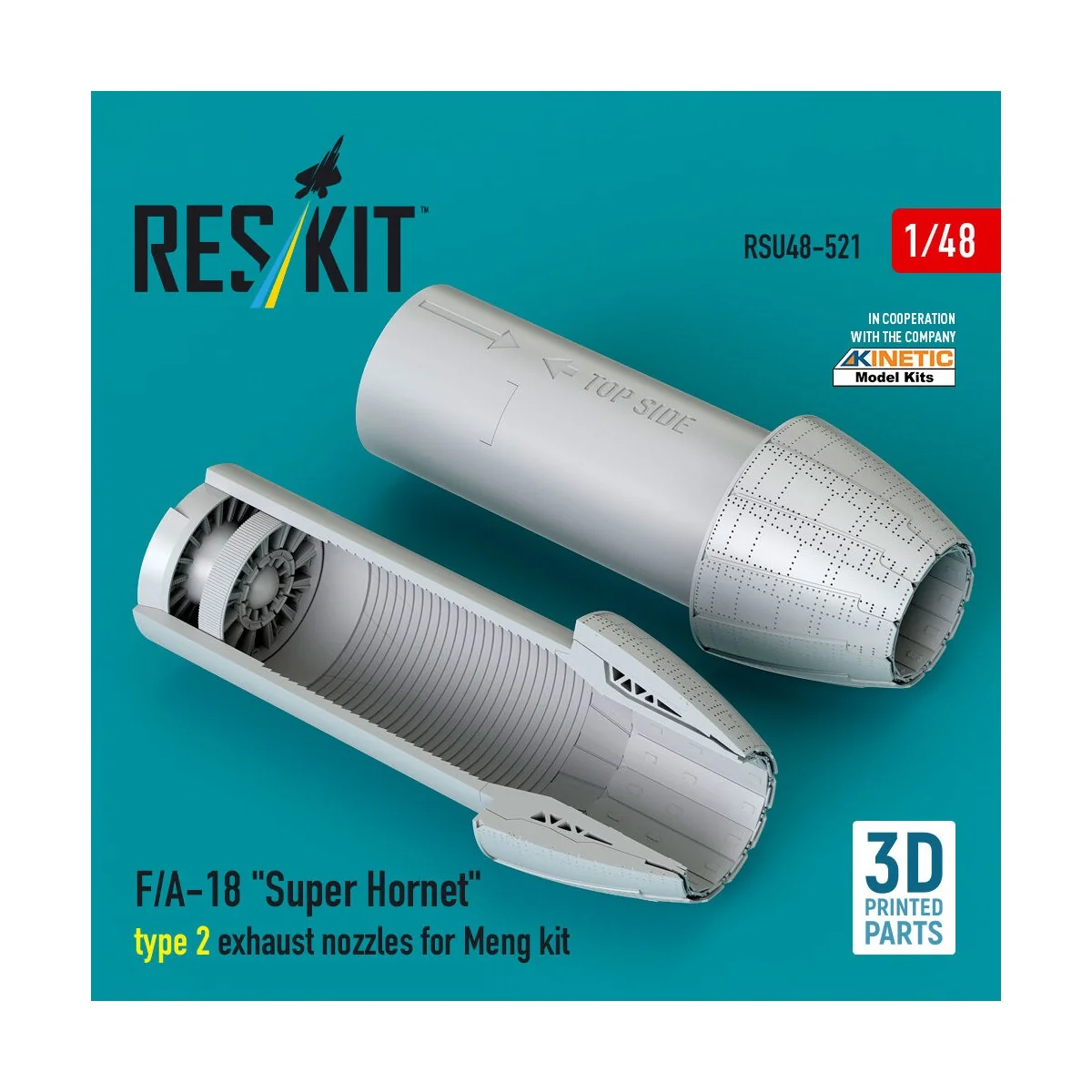 F/A-18 Super Hornet type 2 exhaust nozzles for Meng kit (3D Printed... F/A-18 Super Hornet type 2 exhaust nozzles for Meng kit (3D Printed...