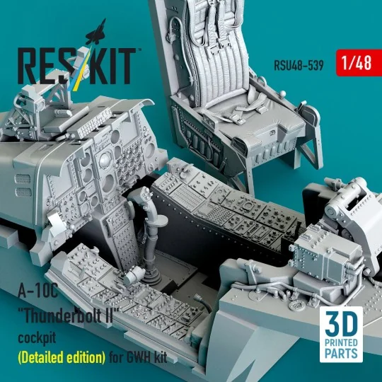 A-10C Thunderbolt II cockpit (Detailed edition) for GWH kit (3D Pri...