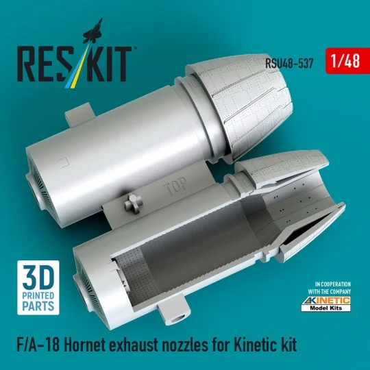 F/A-18 Hornet exhaust nozzles for Kinetic kit (3D Printed), 1/48 - ...