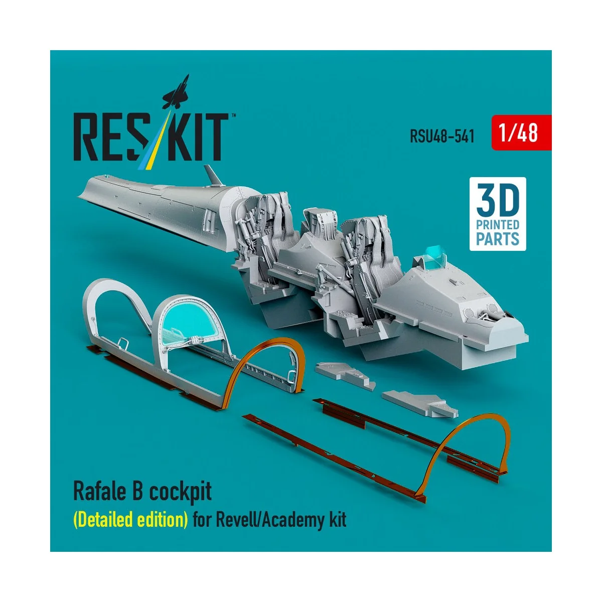 Rafale B cockpit cockpit (Detailed edition) for Revell/Academy kit ...