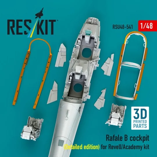 Rafale B cockpit cockpit (Detailed edition) for Revell/Academy kit ...