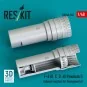 F-4 (B, C, D, N) Phantom II exhaust nozzles for Hasegawa kit (3D Pr...