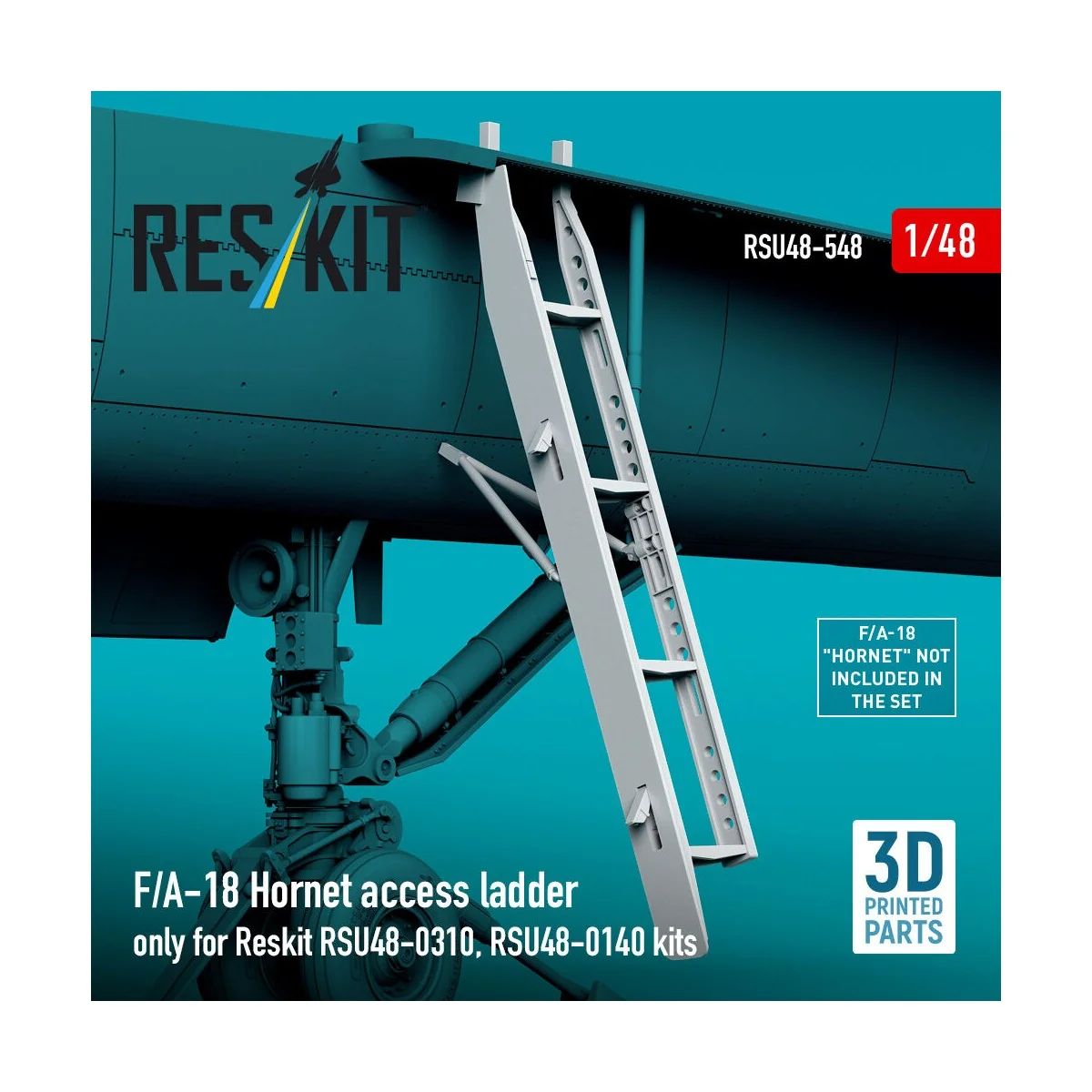 F/A-18 Hornet access ladder only for Reskit RSU48-0310, RSU48-0140 ...