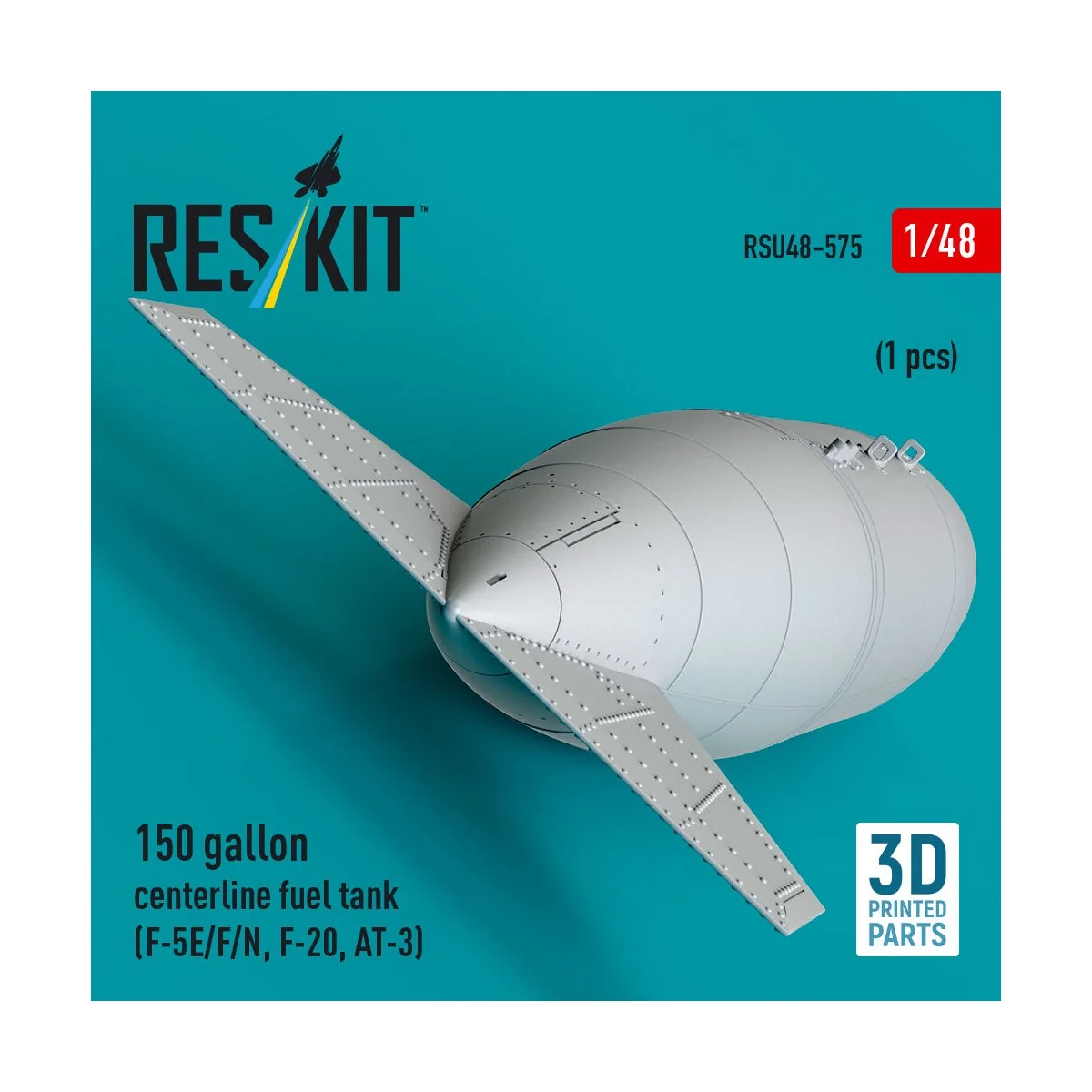 150 gallon centerline fuel tank (F-5E/F/N, F-20, AT-3) (1 pcs) (3D ...