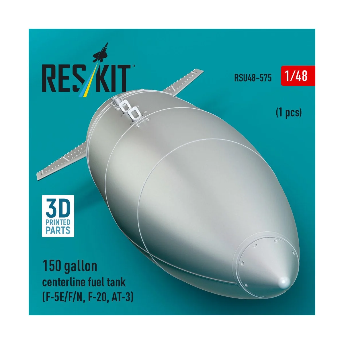 150 gallon centerline fuel tank (F-5E/F/N, F-20, AT-3) (1 pcs) (3D ...
