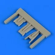 MiG-21MF air scoops for Eduard, 1/72 - Quickboost QB72 580 MiG-21MF air scoops for Eduard, 1/72 - Quickboost QB72 580