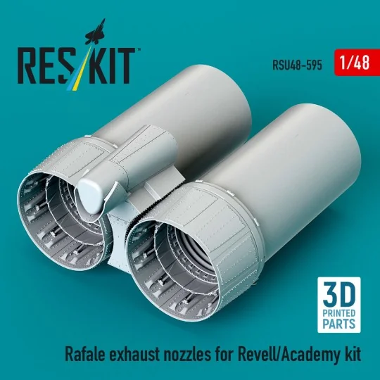 Rafale exhaust nozzles for Revell/Academy kit (3D Printed), 1/48 - ... Rafale exhaust nozzles for Revell/Academy kit (3D Printed), 1/48 - ...