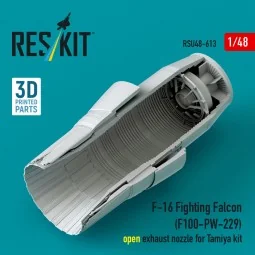 F-16 Fighting Falcon (F100-PW-229) open exhaust nozzle for Tamiya k...