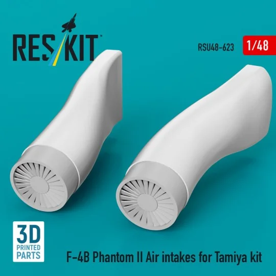 F-4B Phantom II Air intakes for Tamiya kit (3D Printed) - ResKit Mo...
