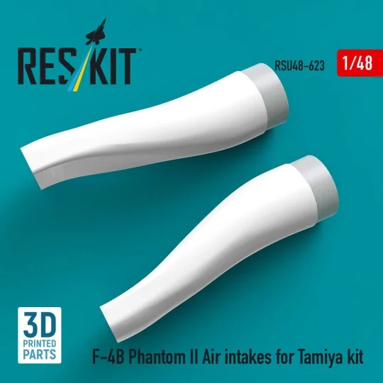 F-4B Phantom II Air intakes for Tamiya kit (3D Printed), 1/48 - Res... F-4B Phantom II Air intakes for Tamiya kit (3D Printed), 1/48 - Res...