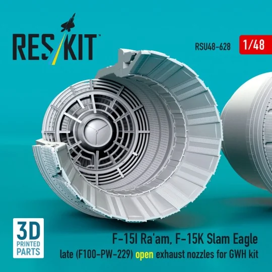 F?15I Ra'am, F?15K Slam Eagle late (F100-PW-229) open exhaust nozzl...