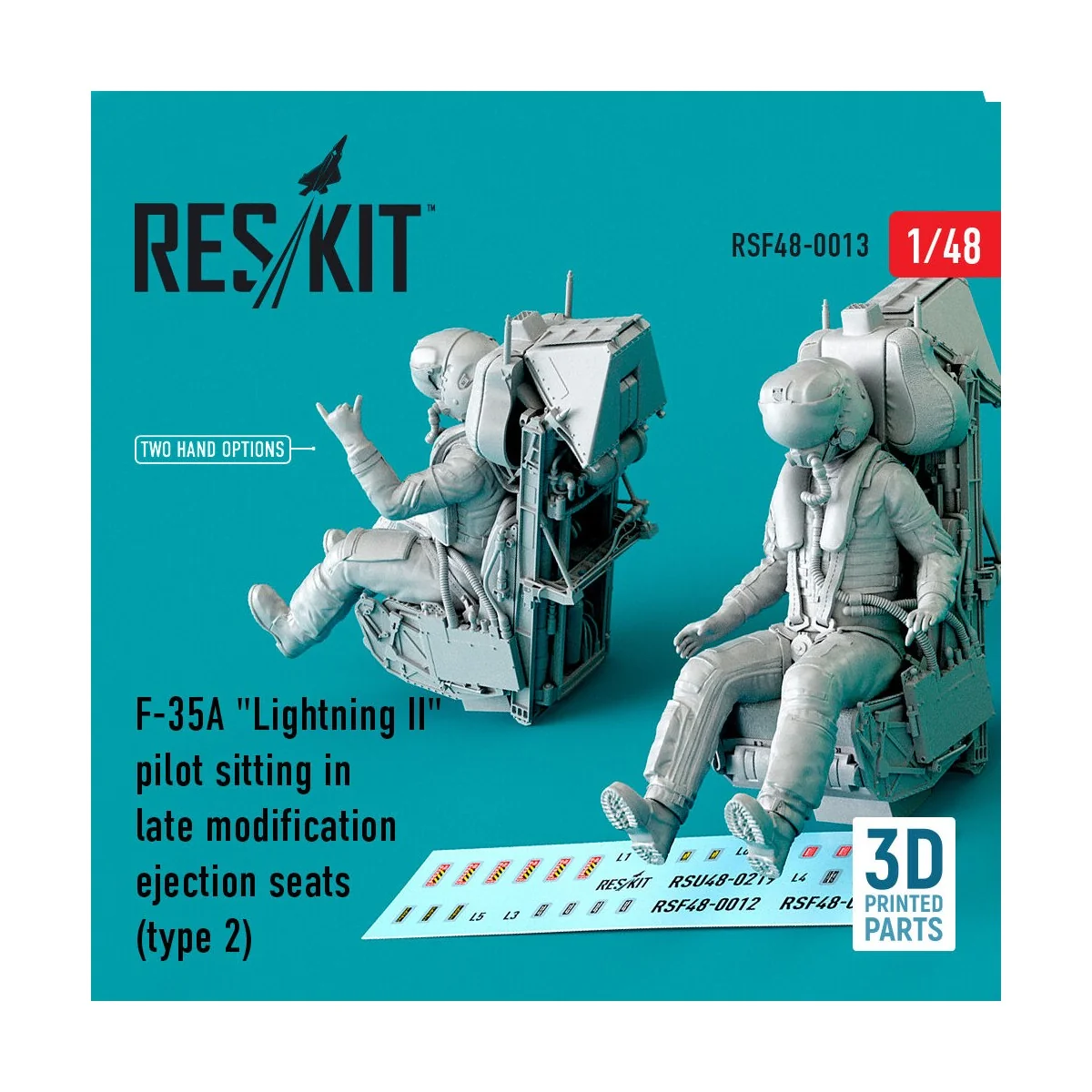 F-35A Lightning II pilot sitting in late modification ejection seat... F-35A Lightning II pilot sitting in late modification ejection seat...