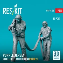 Purple jersey refueling team (modern) (scene 1) (2 pcs) (3D Printed...