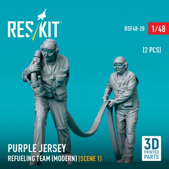 Purple jersey refueling team (modern) (scene 1) (2 pcs) (3D Printed...