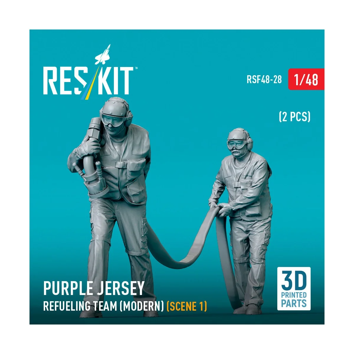 Purple jersey refueling team (modern) (scene 1) (2 pcs) (3D Printed...