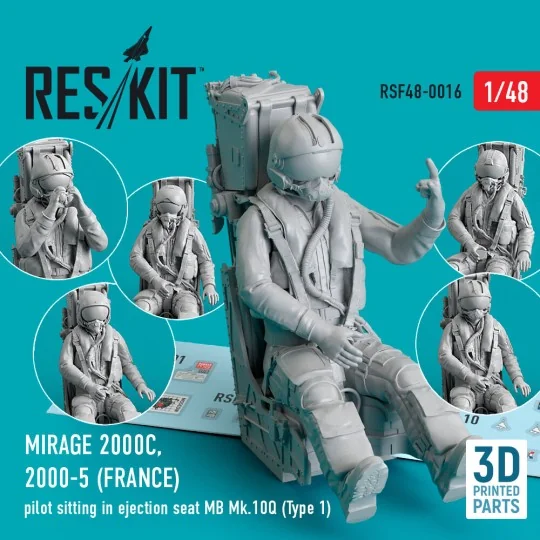 Mirage 2000C, 2000-5 (FRANCE) pilot sitting in ejection seat MB Mk....