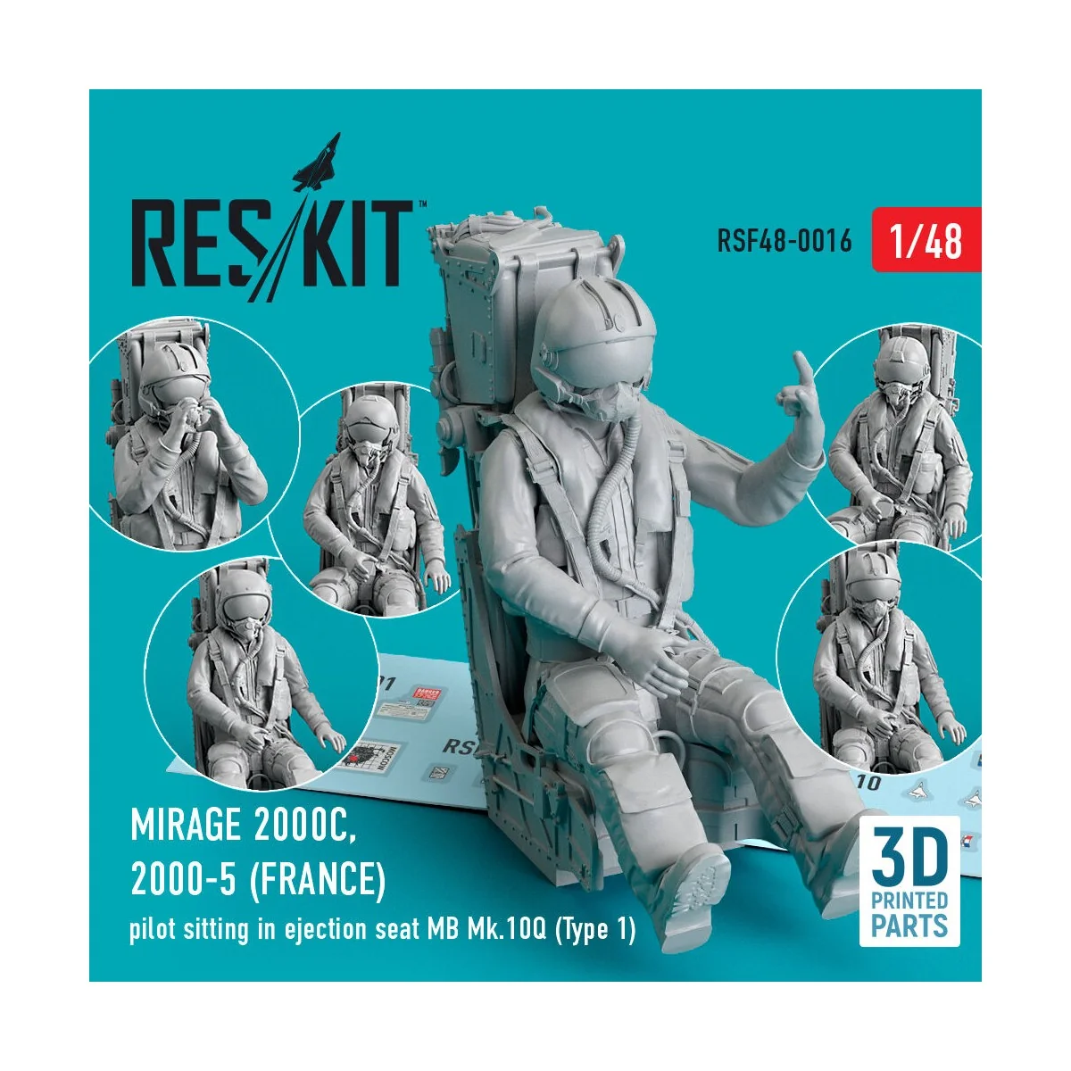 Mirage 2000C, 2000-5 (FRANCE) pilot sitting in ejection seat MB Mk....