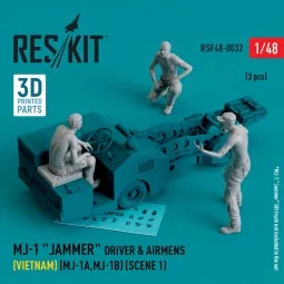 MJ-1 Jammer Driver & airmens (Vietnam) (MJ-1A, MJ-1B) (scene 1) (3 ...