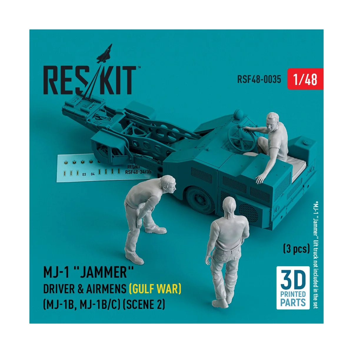 MJ-1 Jammer Driver & airmens (Gulf War) (MJ-1B, MJ-1B/C) (scene 2) ... MJ-1 Jammer Driver & airmens (Gulf War) (MJ-1B, MJ-1B/C) (scene 2) ...