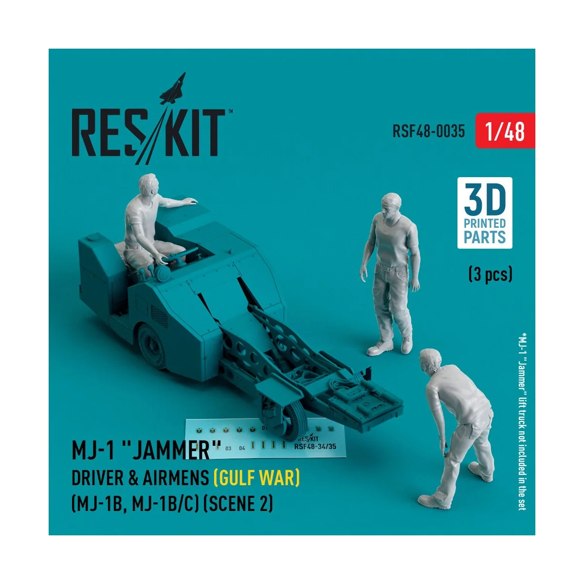 MJ-1 Jammer Driver & airmens (Gulf War) (MJ-1B, MJ-1B/C) (scene 2) ... MJ-1 Jammer Driver & airmens (Gulf War) (MJ-1B, MJ-1B/C) (scene 2) ...