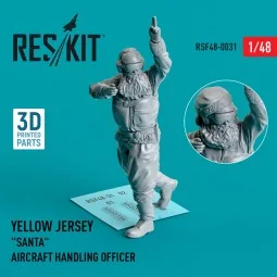 Yellow jersey Santa Aircraft Handling Officer (1 pcs) (3D Printed),...